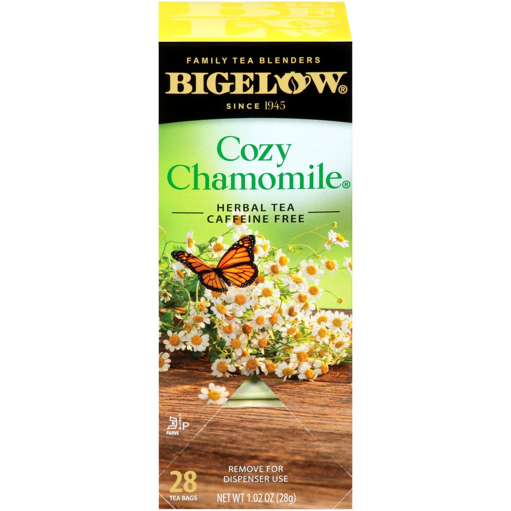 2127#B💔 Bigelow Cozy Chamomile Herbal Tea 28 sachets x 6/box