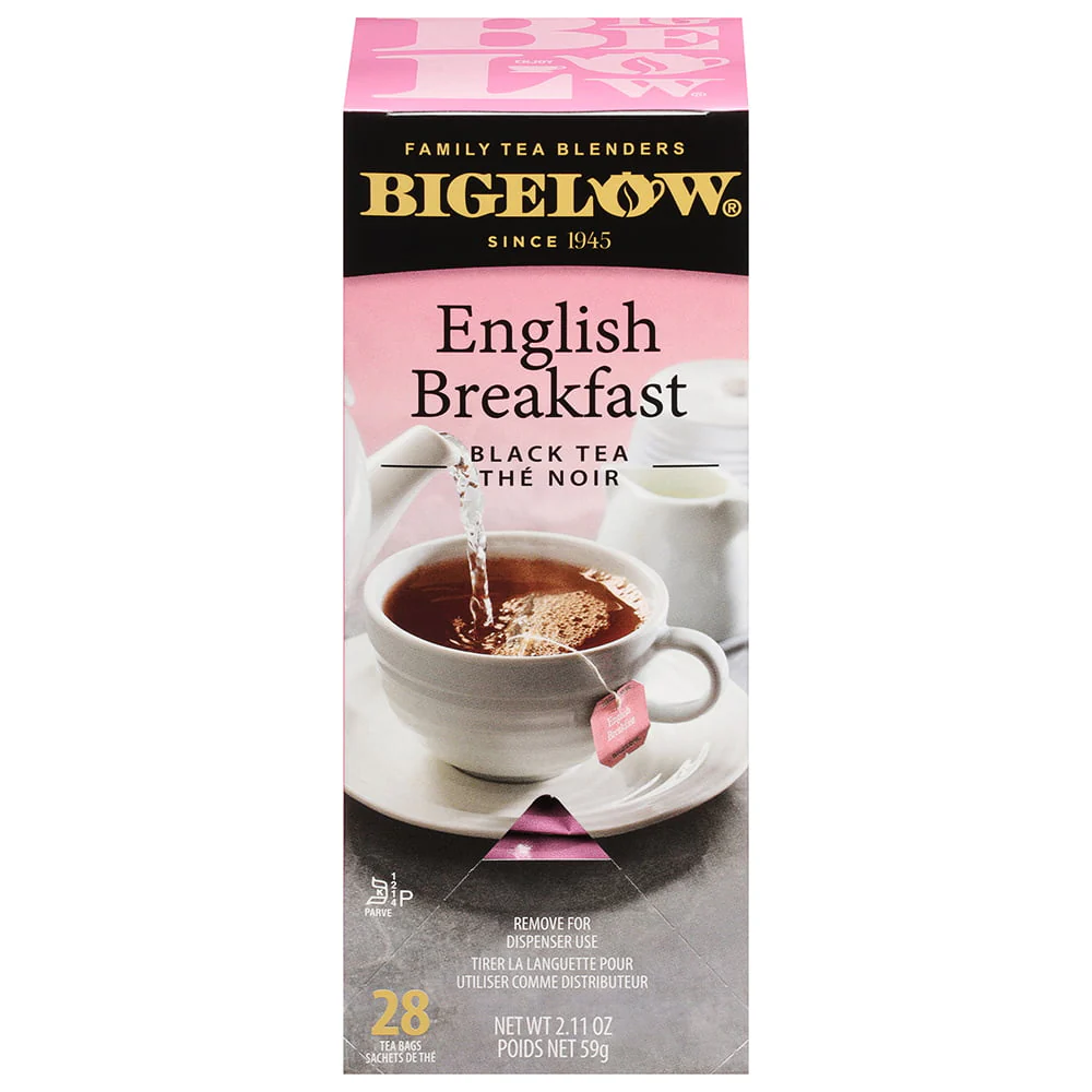 10198#B💔 Bigelow English Breakfast Tea 28 sachets x 6/case