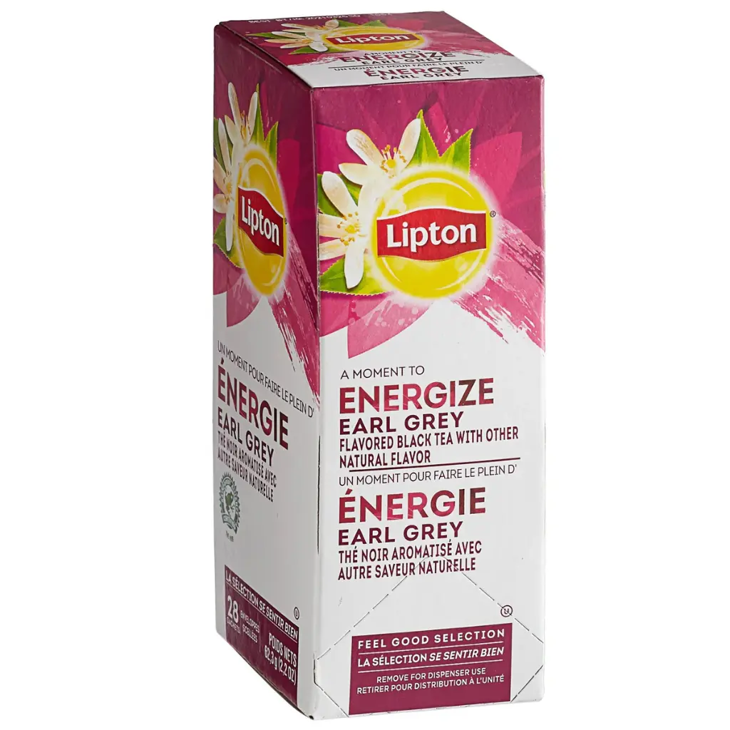 13765#B💔Lipton Earl Grey Tea 28 sachets x 6/case