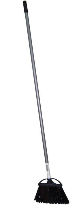 AM-2026 Angle Broom 10" w/ Handle & Outer Hanging Cap