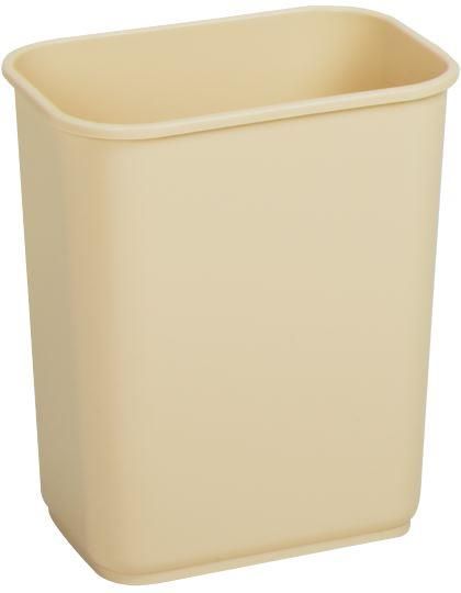 AM-2818BE Waste Basket Beige 28qt