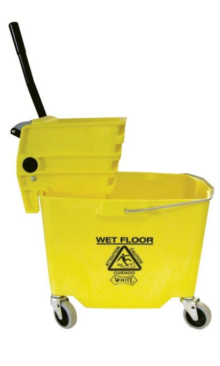 AM-6000 Yellow Mop Bucket/Wringer Combo ea