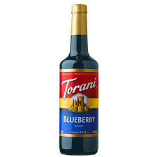 CC-340110#B Torani Blueberry Syrup 750ml