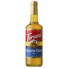 CC-340140#B Torani Passion Fruit Syrup 750ml