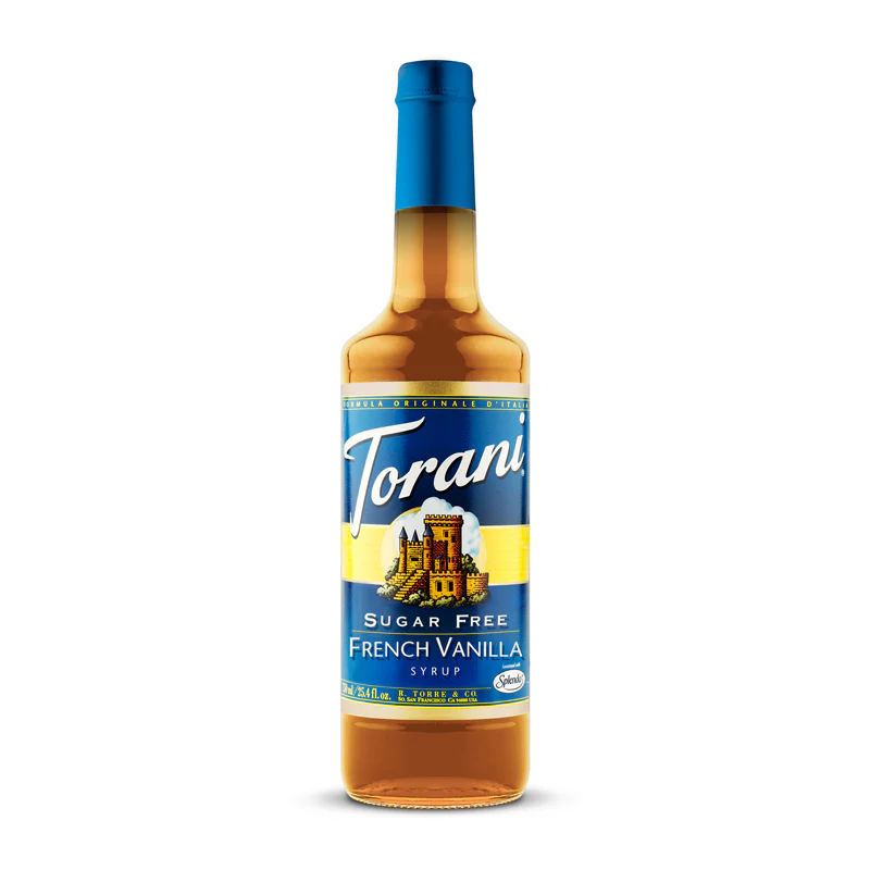 CC-340820#B Torani French Vanilla Sugar Free 750 ml