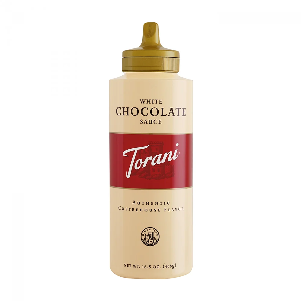 CC-342740#B Torani White Chocolate Squeeze Sauce  355ml