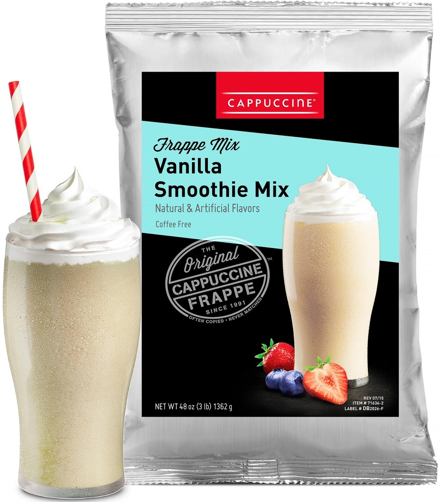 CC-346120#B Cappuccine Vanilla Smoothie Frappe Mix