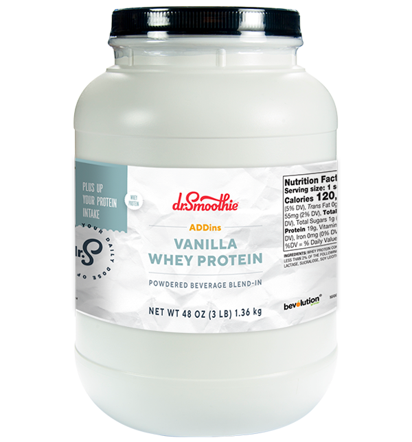 CC-354420#B💔 Dr. Smoothie Vanilla Whey Protein Add ins