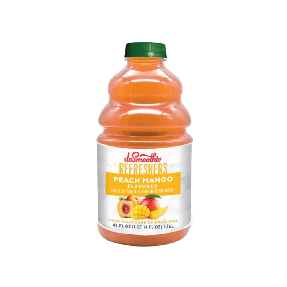 CC-355230#B  Dr. Smoothie Refreshers Peach Mango 46 oz