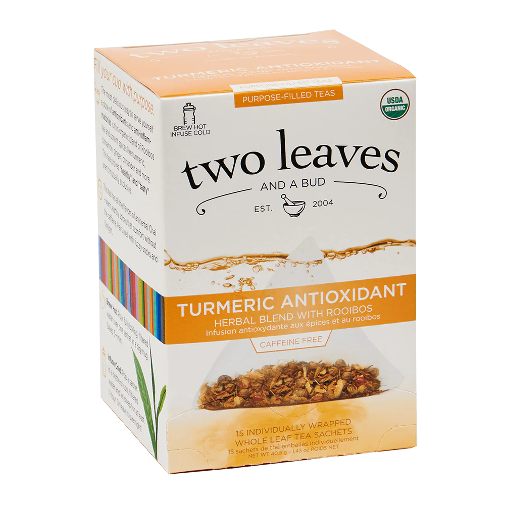 CC-365770#B Two Leaves Organic Turmeric Antioxidant 15's