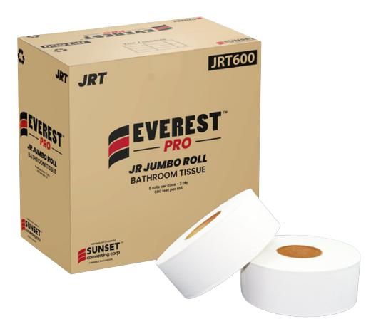 CG-PP00-0JRT-0600 Everest 2ply Pro Jumbo Bathroom Tissue 600' / 8 rolls