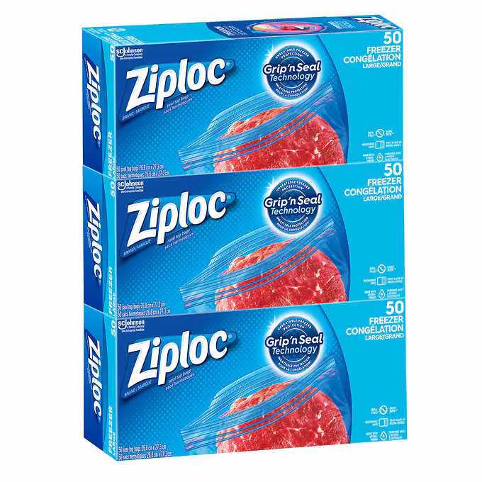COS-9709 Freezer bags Large- 3 per pack