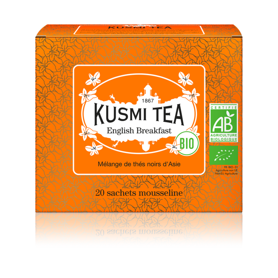 EE-KM2387 Kusmi English Breakfast Organic Tea 20/Box 