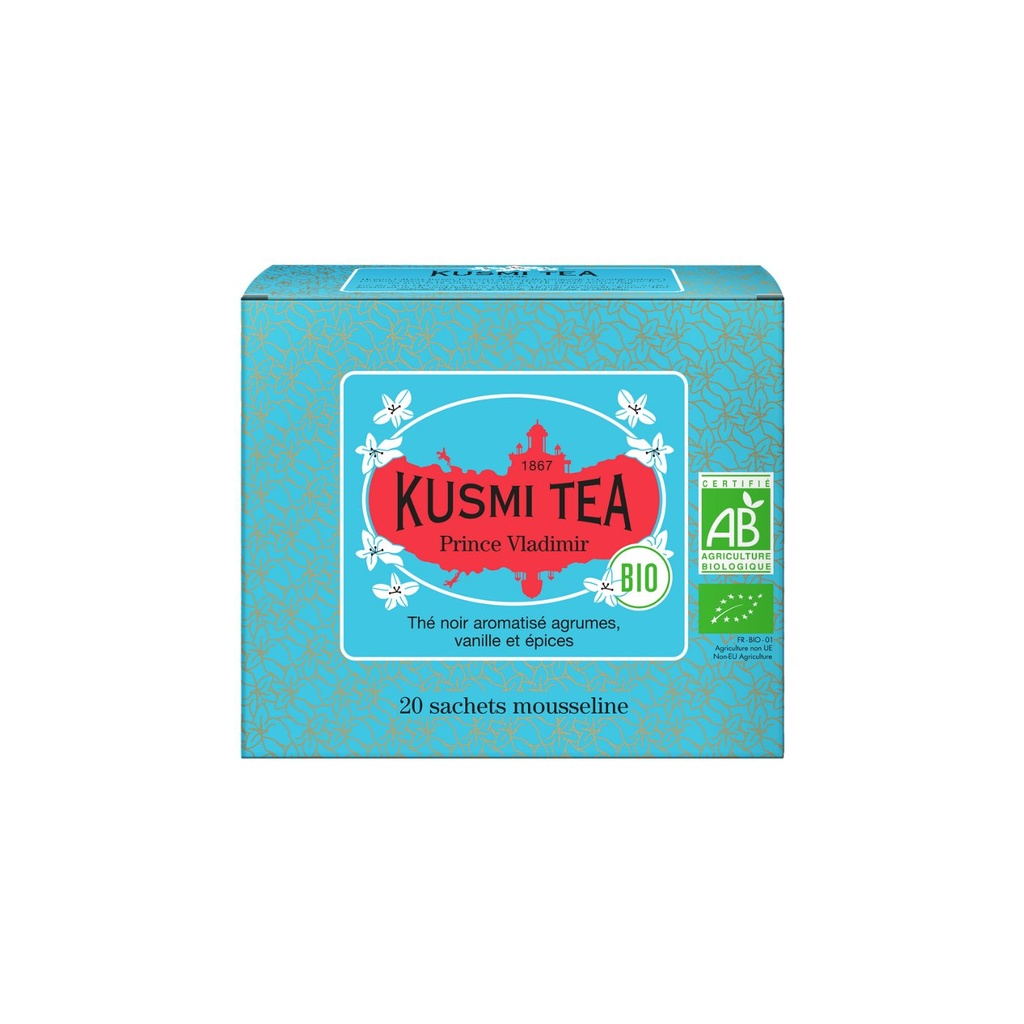 EE-KM8020 Kusmi Prince Vladimir Organic Tea 20/box