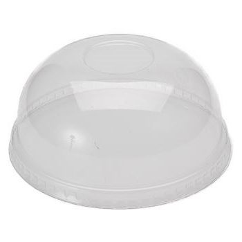 EP-RPET-D115N Eco-Packaging Clear Dome Lid No Hole 500/case 