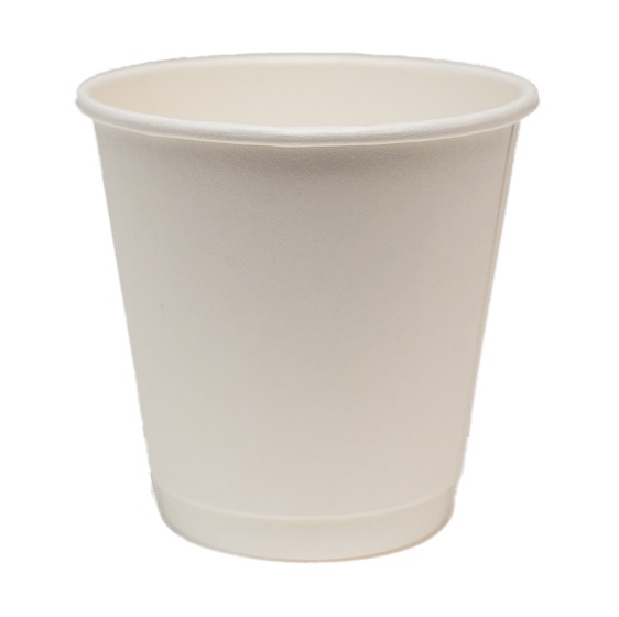 EP-DWC08W Eco-Packaging 8oz WHT DBL Wall Cup 500/cs