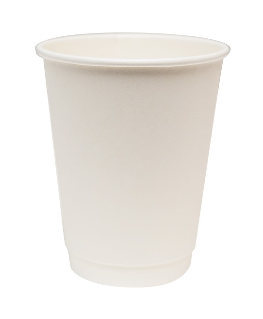 EP-DWC12W Eco-Packaging 12oz WHT DBL Wall Cups 500/cs