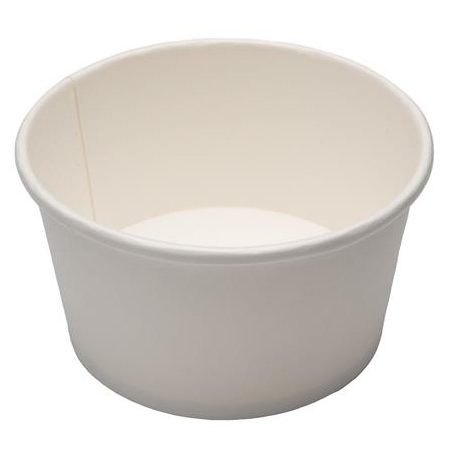 EP-PFC12 Eco-Packaging 12oz White Paper Soup Bowl 500/cs