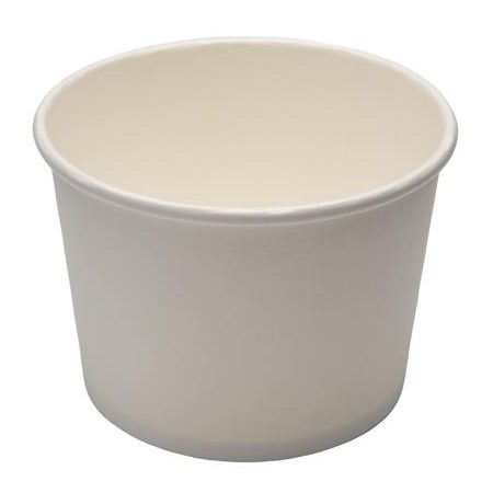 EP-PFC16 Eco-Packaging 16oz WHT Paper Soup Bowl 500/cs