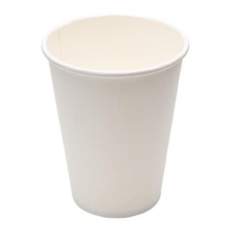 EP-PHC12W Eco-Packaging 12oz  WHT Single Wall Cup 1000/cs