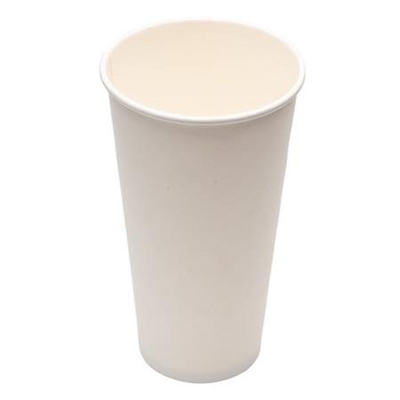 EP-PHC20 Eco-Packaging 20oz WHT Single Wall Cup 600/cs