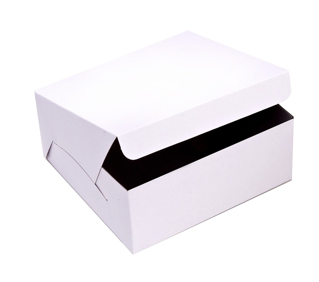 FOR-041268 10x10x3.5 white cake box 100/bundle