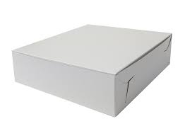 FOR-041509S Cake Box Glued 10x10x2.5 200xcs