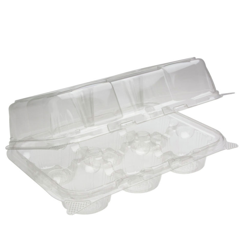 FOR-066601 6 Cupcake /Medium muffin container 200 per case