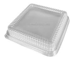 FOR-067253 Dome Lid 8in Square Cake Pan 500/case