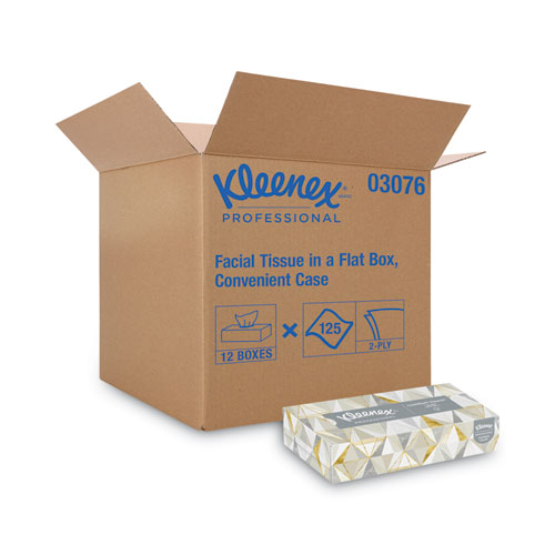 FOR-102339 03076 Kleenex 2ply Facial Tissue 12/case