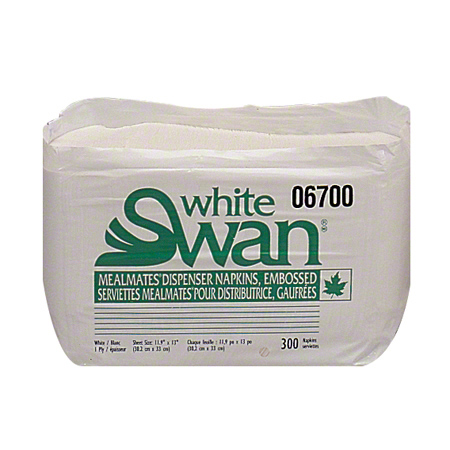 FOR-103401S White Swan Mealmates 06700 Dispenser Napkins 18x300 ea