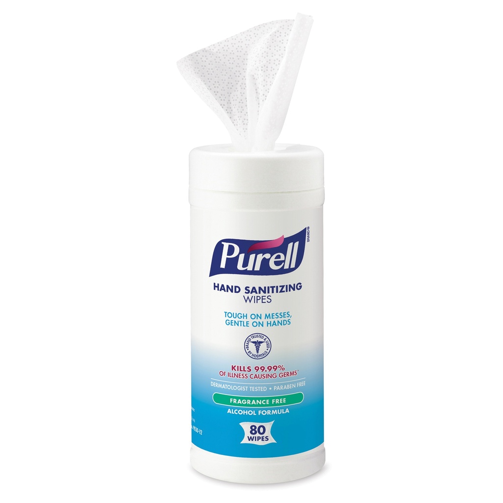 FOR-106389#B 9030-12 Purell  Hand Sanitizing Wipes 12X80/Case