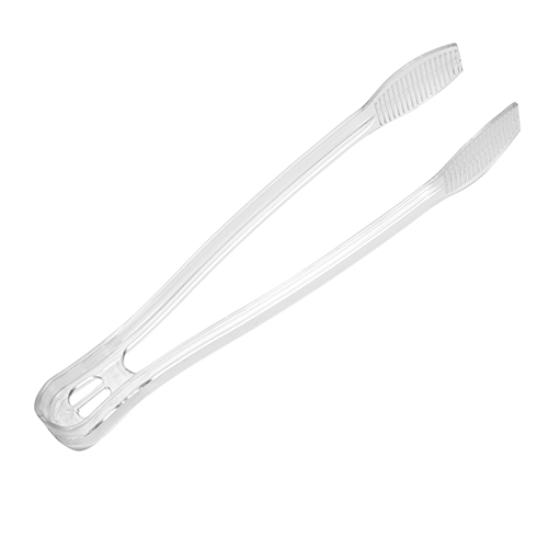 FOR-129347 Caterline 9" Small Tongs Clear 48/case