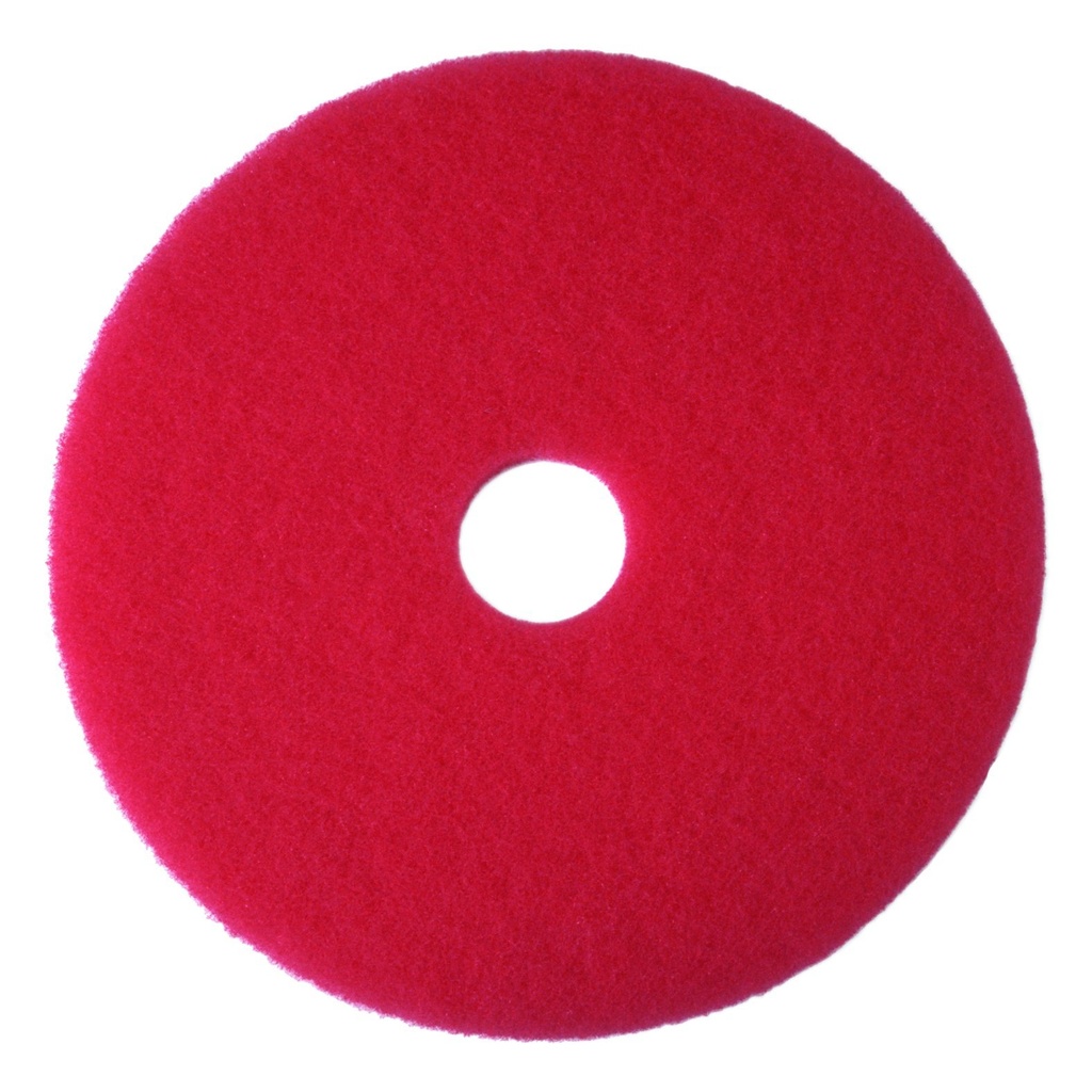 FOR-154824 3M  F5100 Red 20" Floor Buffer Pad 5/Case