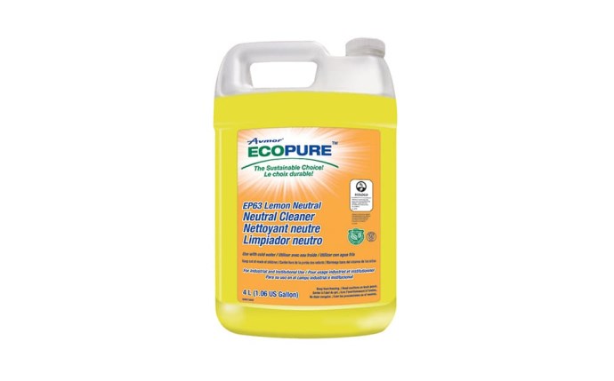 FOR-158768#B EP63 Lemon Neutral Cleaner and Disinfectant 4L