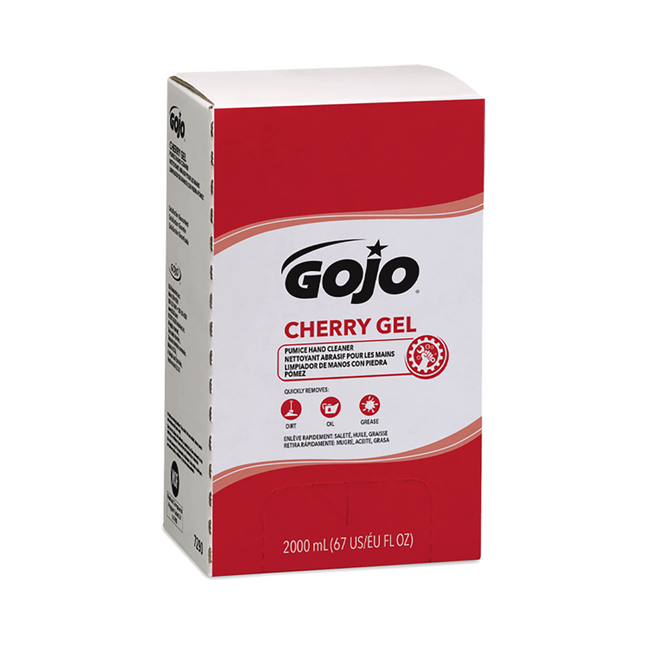 FOR-159183#B Gojo Cherry Gel Pumice Hand Cleaner Refill 2L