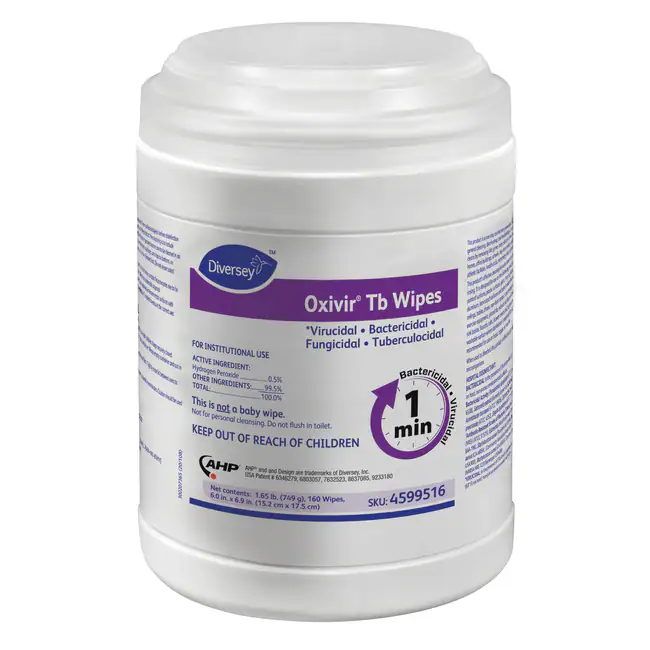 FOR-252509#B Oxivir Tb Disinfecting Wipes 160/Tub