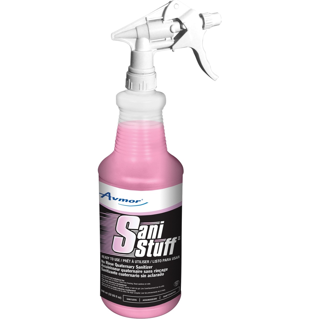 FOR-258345#B Sani Stuff Pink Rinse Free Sanitizer 946 Ml