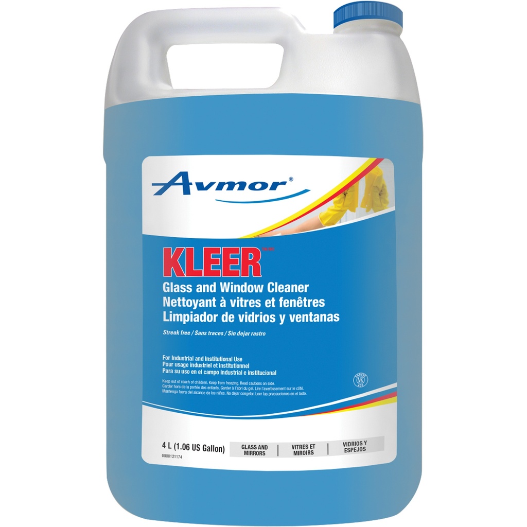 FOR-258437#B Kleer Glass Cleaner With Ammonia 4 Litre