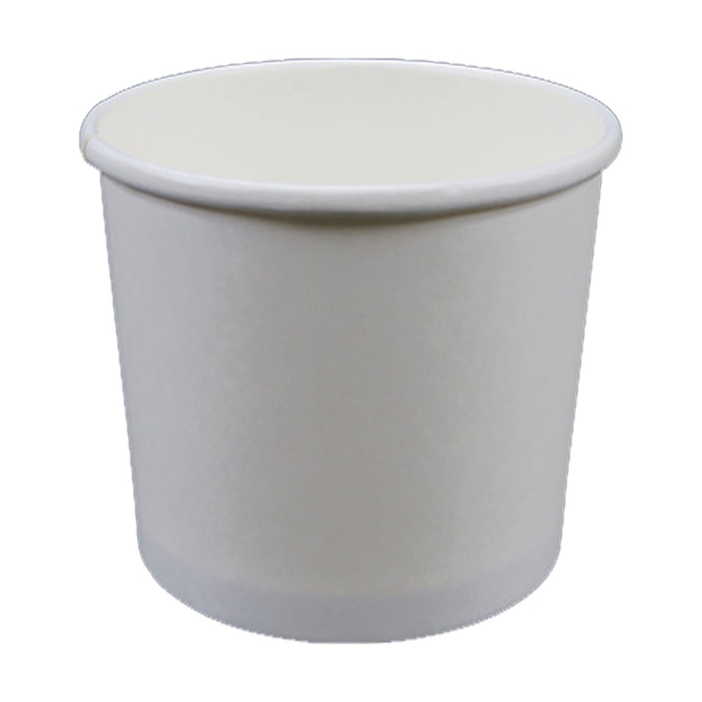 GC-80244 Green Century 24oz Paper Soup Bowls Plain White 500/cs