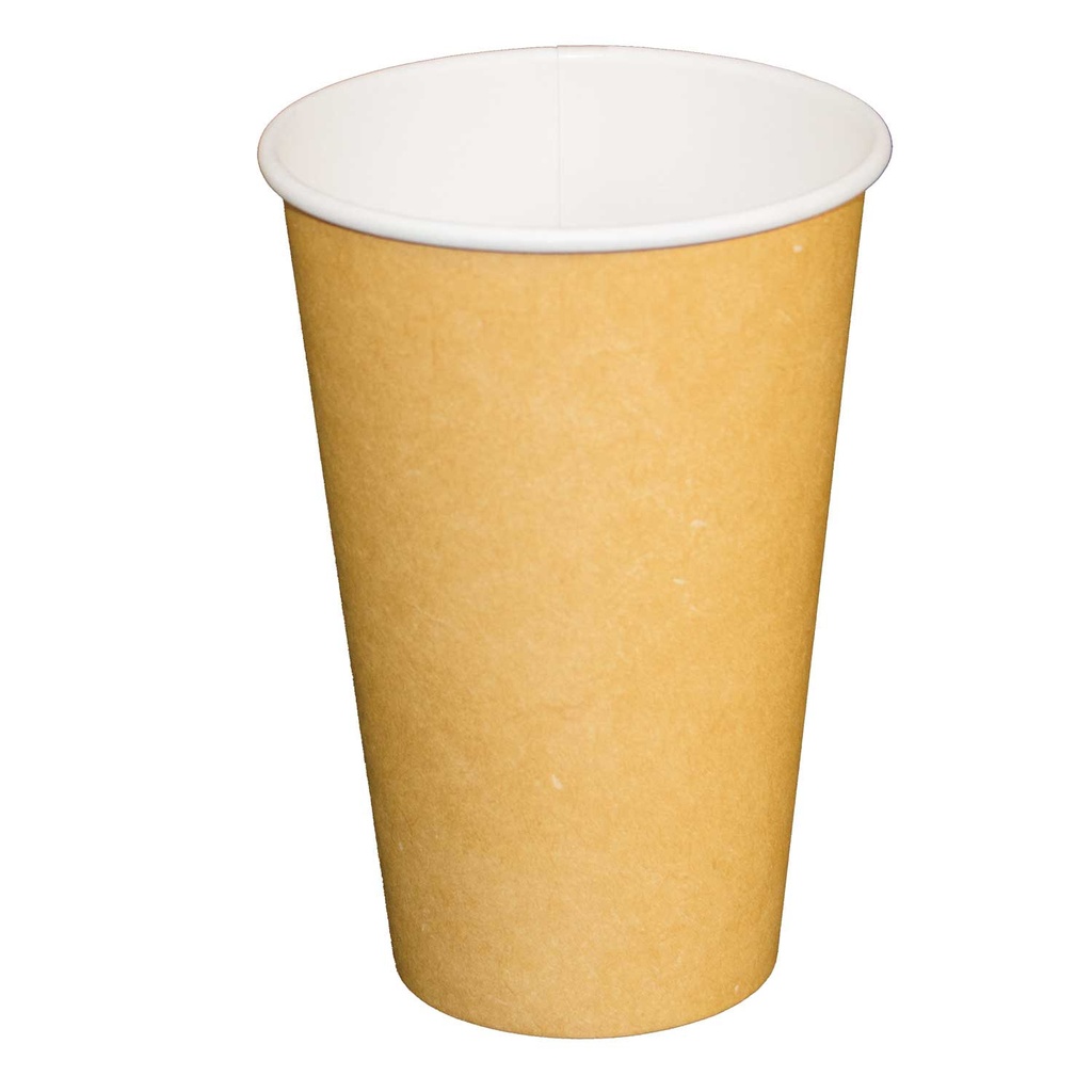 GC-90725 Green Century Kraft Singlewall 16oz Hot Cup 1000/cs