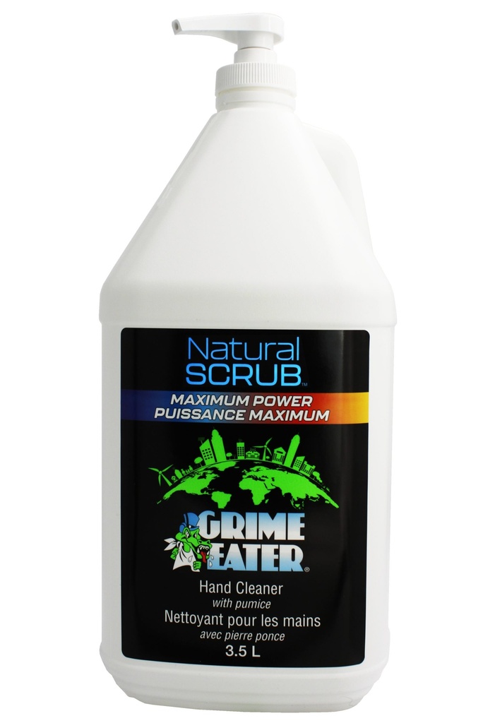 GE-37-04#B Grime Eater Hand Cleaner NATURALSCRUB with PUMICE 3.5L /pump