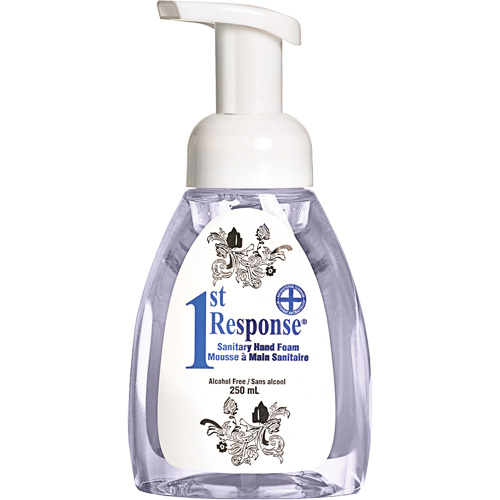 GE-89-02 1st Response Hand Foam Alcohol Free 250ml w/Pump