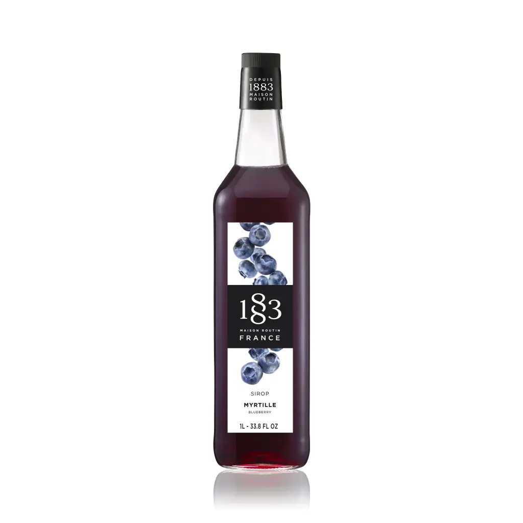 GH-186600#B 1883  Blueberry 1L  glass bottle