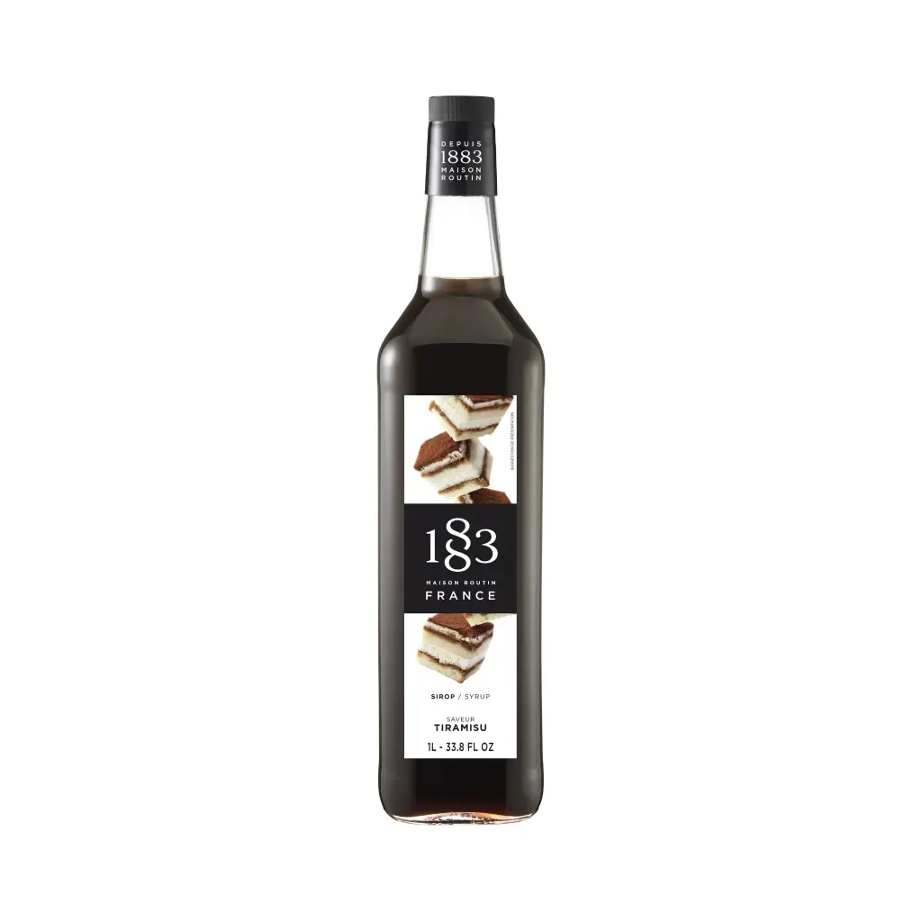 GH-181923#B 1883 Tiramisu Syrup 1L glass bottle