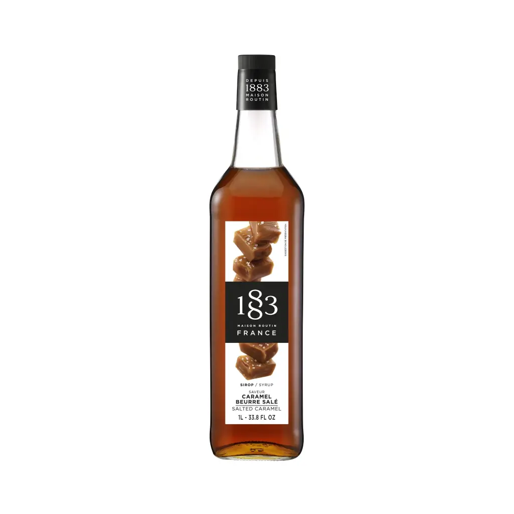 GH-184508#B 1883 Salted Caramel Syrup 1L glass bottle