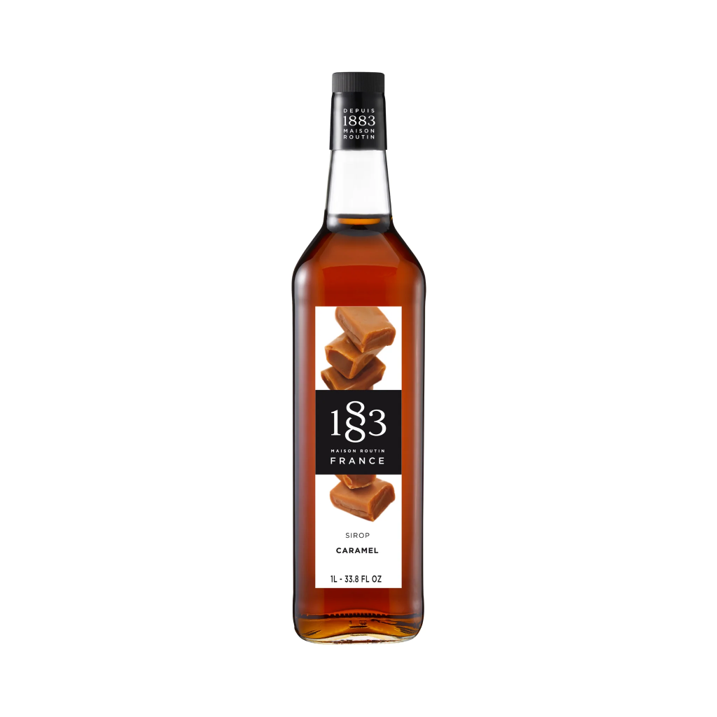 GH-185416#B 1883 Caramel Syrup 1L glass bottle