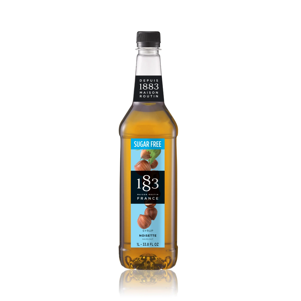 GH-384391#B 1883 Sugar Free Hazelnut 1L glass bottle