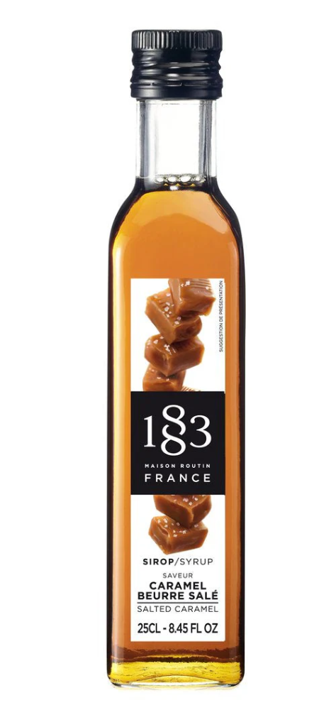 GH-684775#B 1883 Salted Caramel Syrup 250 ML Bottle