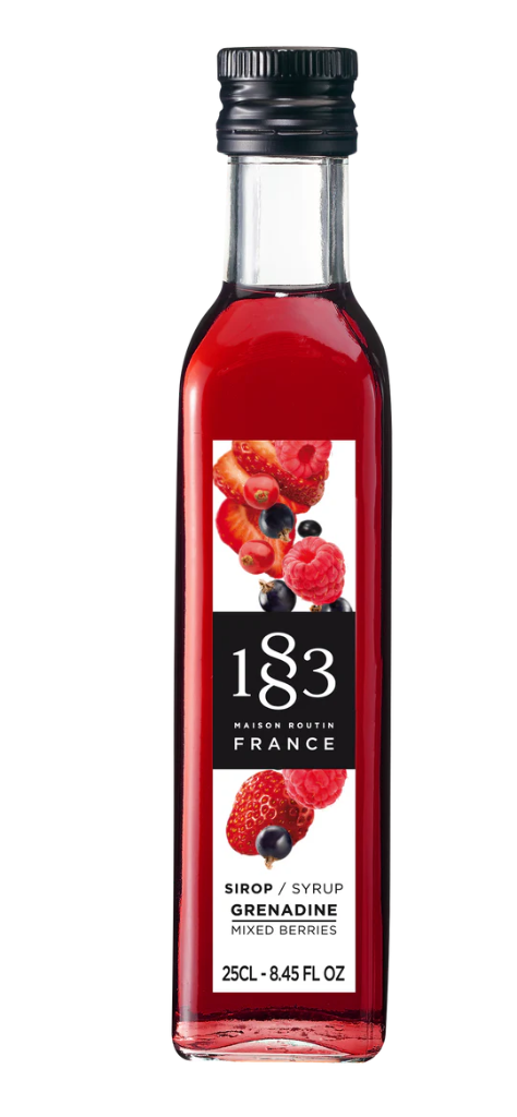 GH-685595#B 1883 Mixed Berries  Syrup 250 ml Glass bottle